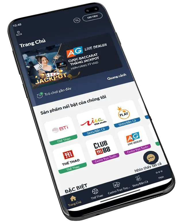 Giao diện thân thiện trên 77loc app